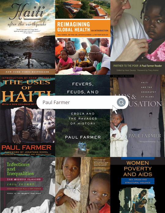 Paul Farmer Book Cover Collage